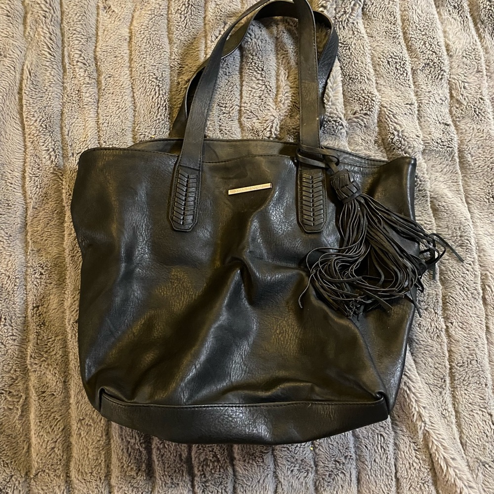 Steve Madden Large Black Shoulder Bag- Excellent Condition